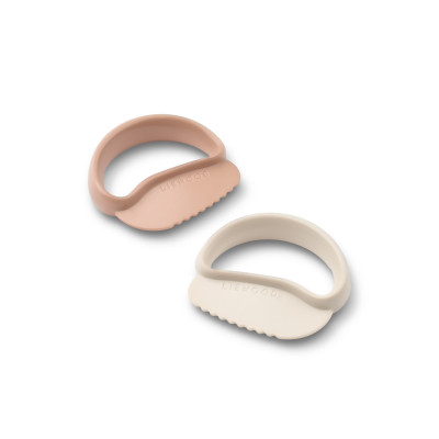 LIEWOOD taglia-alimenti sicuri per bambini RIVEN 2 pezzi Pale tuscany / Sandy