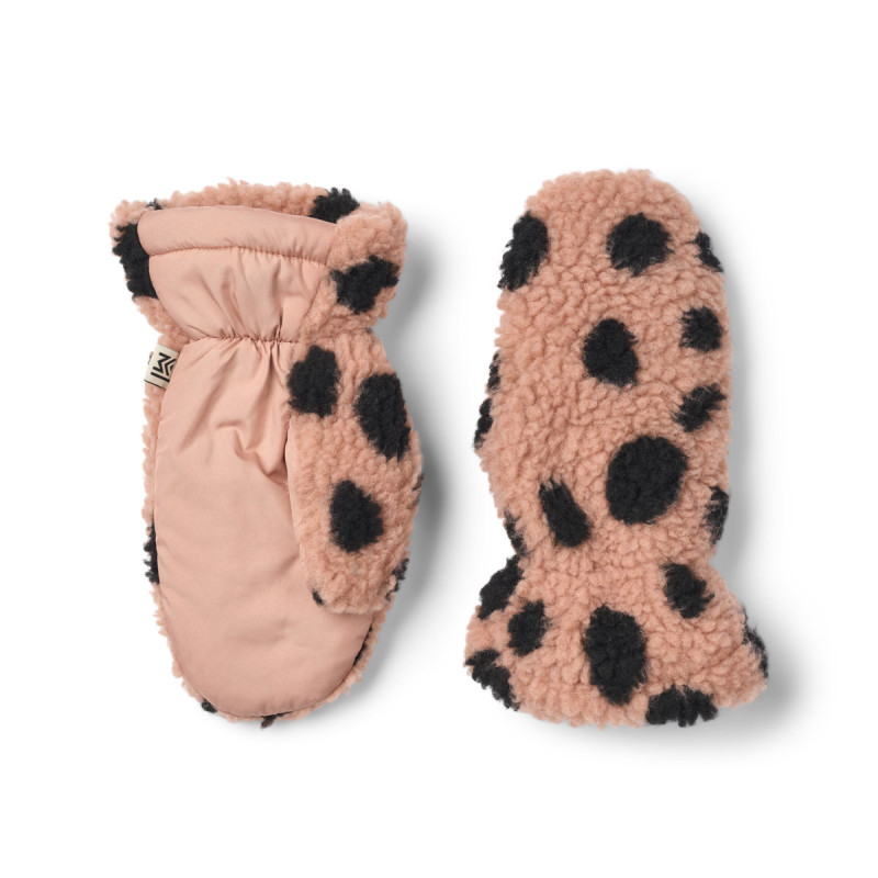 LIEWOOD GRETHE Guanti in pile Mega leo spot / Pale tuscany