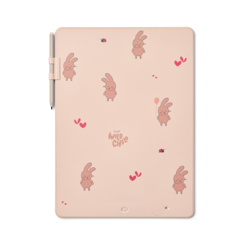 LIEWOOD ZORA Lavagna da disegno LCD 13,5" Wild child / Rosey