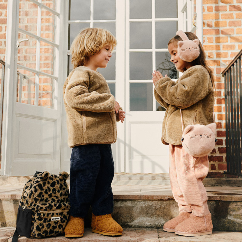 LIEWOOD TIMOTHY Paraorecchie in peluche per bambini Pale Tuscany