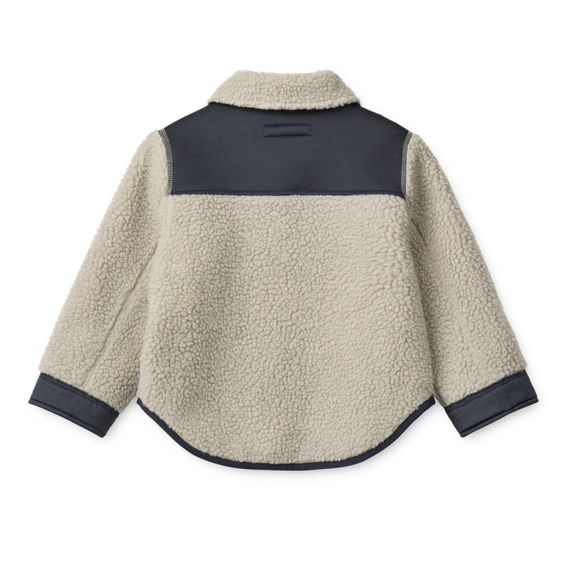 LIEWOOD ELIAN camicia in pile per bambini Mist / Classic navy