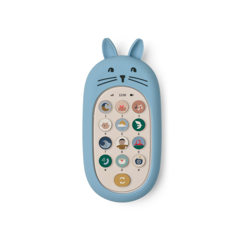 LIEWOOD FIDI Telefono giocattolo con suoni Beach blue