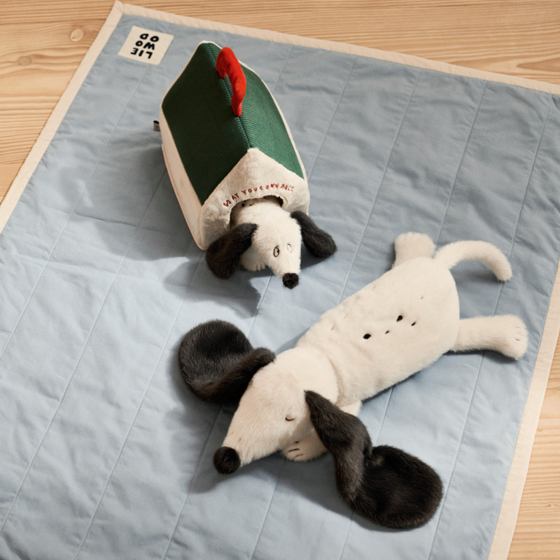 LIEWOOD DAKOTA Cagnolino di peluche con cuccia