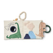 LIEWOOD FEY Libro sensoriale morbido Dino Roar / Dove blue