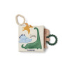 LIEWOOD FEY Libro sensoriale morbido Dino Roar / Dove blue