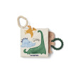 LIEWOOD FEY Libro sensoriale morbido Dino Roar / Dove blue