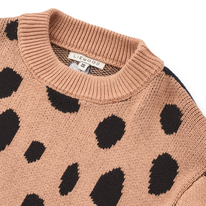 LIEWOOD ORLANE Maglione in cotone Mega leo spot