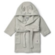 LIEWOOD MINIK Accappatoio in pile per bambini Dove blue