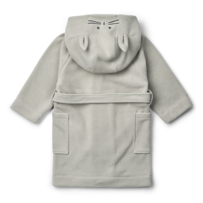 LIEWOOD MINIK Accappatoio in pile per bambini Dove blue