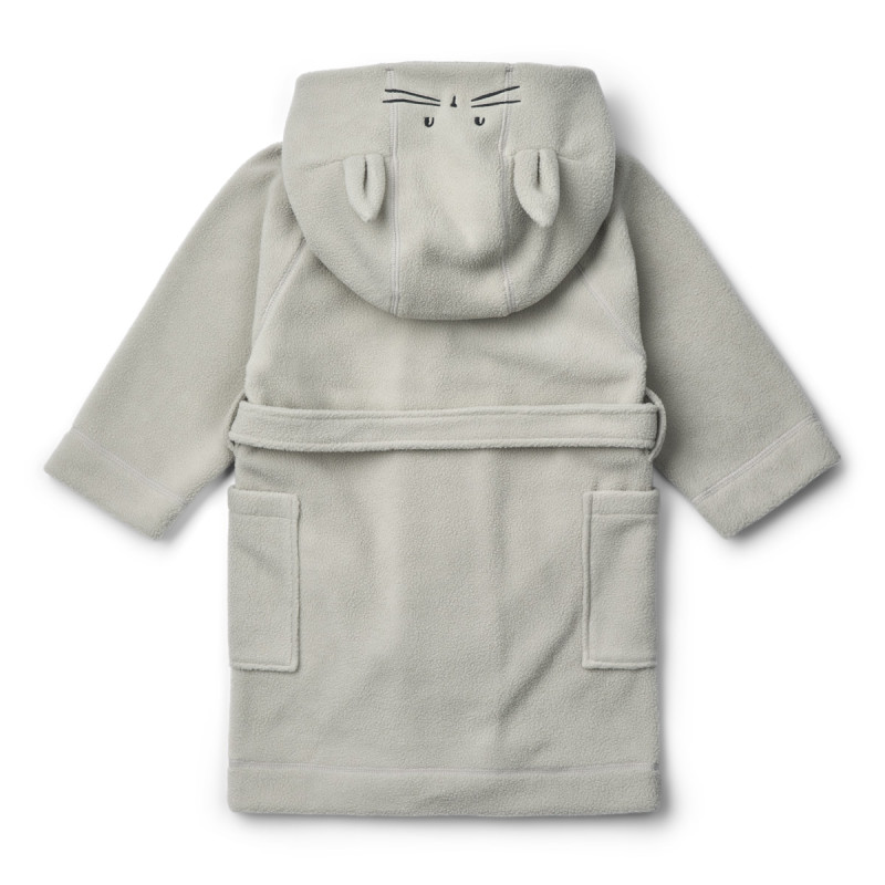 LIEWOOD MINIK Accappatoio in pile per bambini Dove blue