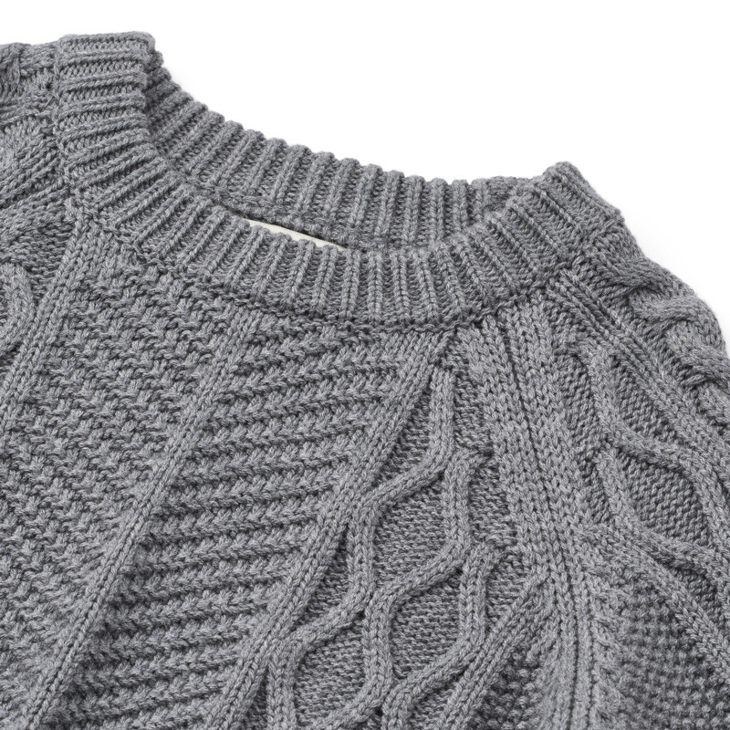 LIEWOOD ARI Maglione in cotone per bambini Grey melange