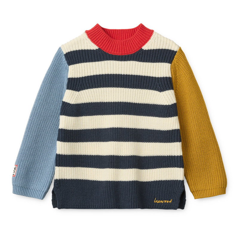 LIEWOOD LEVI maglione in cotone per bambini Yuzy multi mix