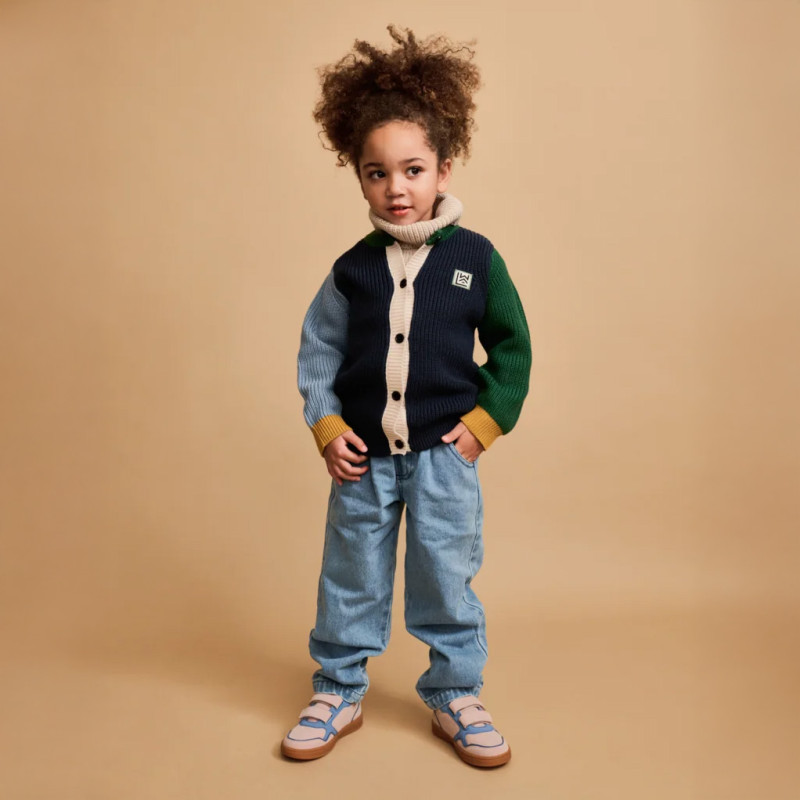 LIEWOOD THEA cardigan in cotone Classic navy multi mix