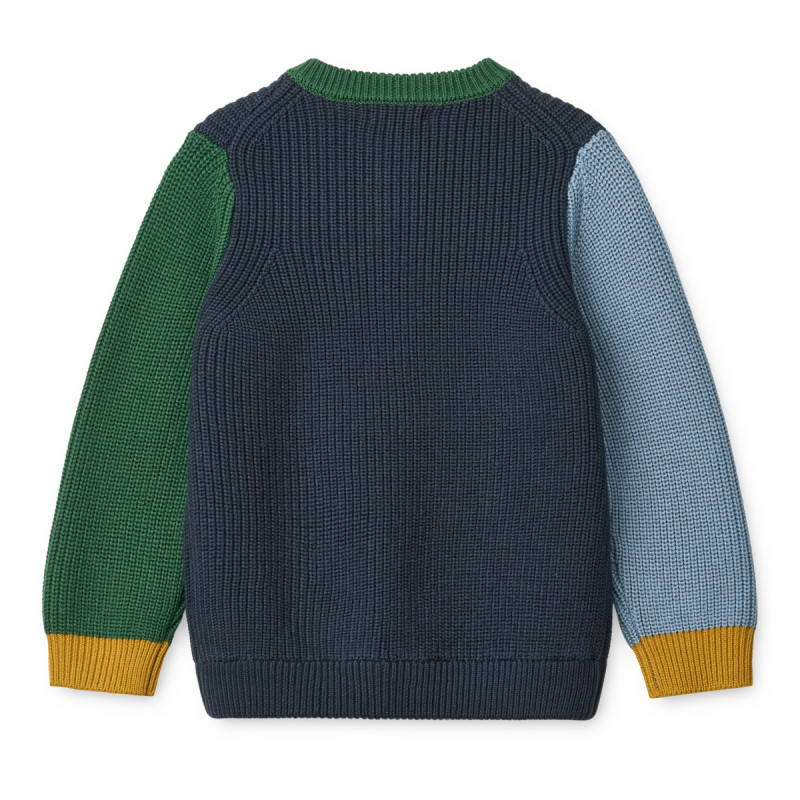 LIEWOOD THEA cardigan in cotone Classic navy multi mix