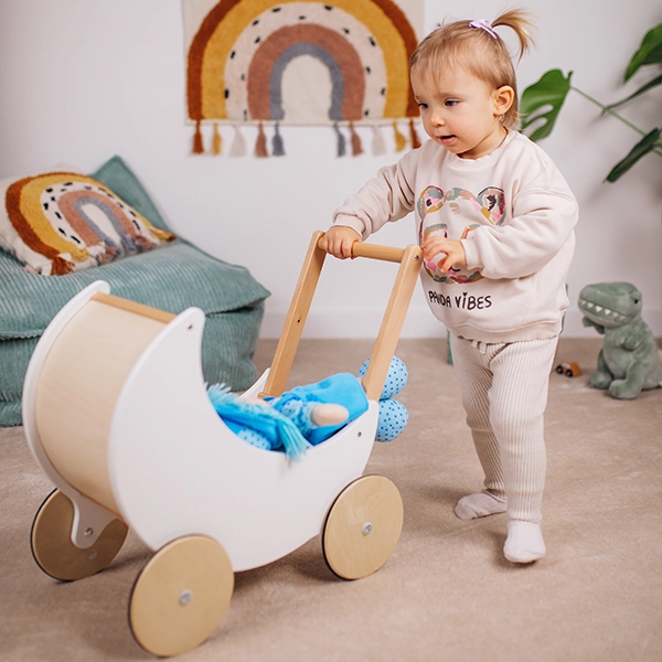 Carrozzina in legno per bambini - Joybex