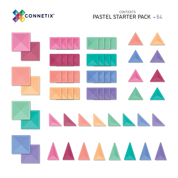 Set di costruzione magnetica CONNETIX