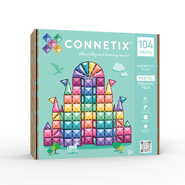CONNETIX® Pastel Creative Pack 104 pezzi CONNETIX® Pastel Creative Pack 104 pezzi