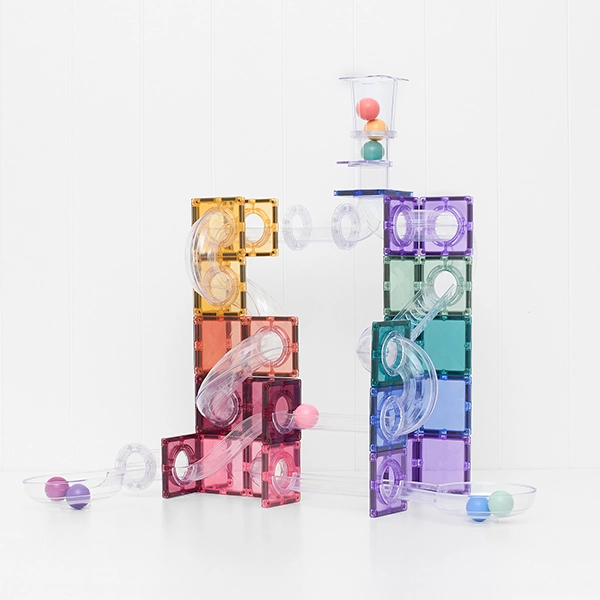 Costruzione magnetica CONNETIX® Ball Run Pastel Pack 114 pezzi