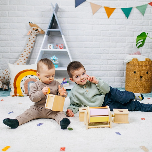 Scatola Montessori con pallina - Joybex
