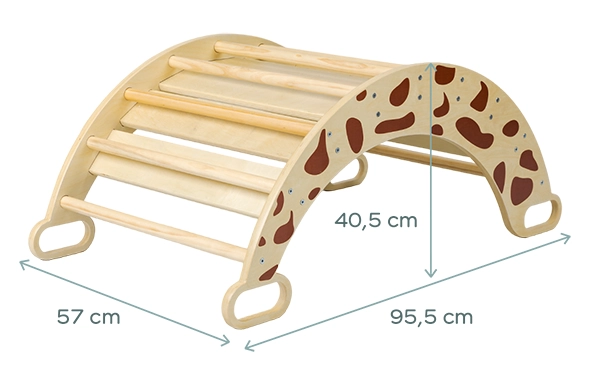Dimensioni set da arrampicata Giraffa