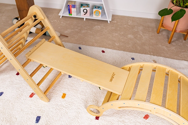 Set da arrampicata Pikler S con altalena montessori