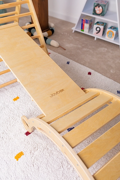 Set da arrampicata Pikler M con dondolo montessori