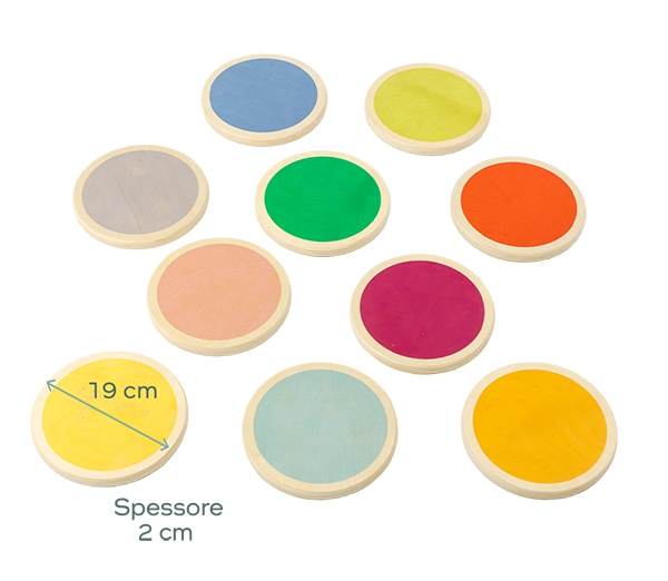 Dimensioni delle pietre di equilibrio Montessori