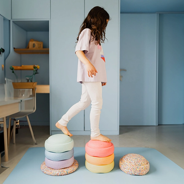 Stapelstein Original Complete Set Rainbow Pastel