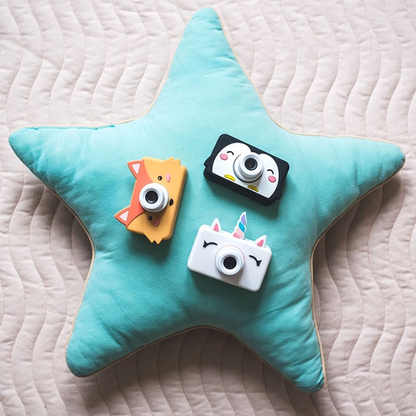 fotocamere su cuscino