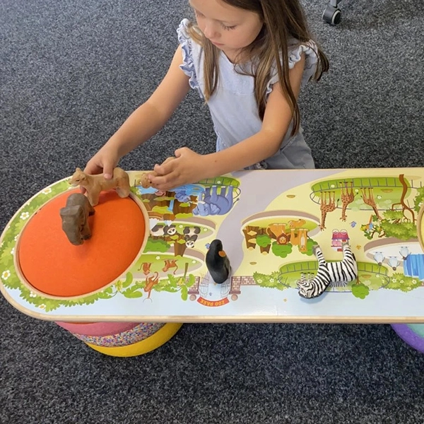 Travezza di equilibrio con adesivo ZOO