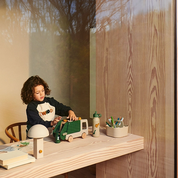 Camion dei rifiuti in legno LIEWOOD Irina Garden Green