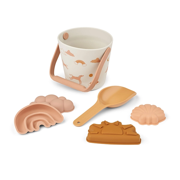 Set da spiaggia LIEWOOD Gilma Dream Ecru con secchiello