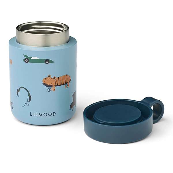LIEWOOD contenitore termico per alimenti Kiani Fun / Beach blue LIEWOOD contenitore termico per alimenti Kiani Fun / Beach blue