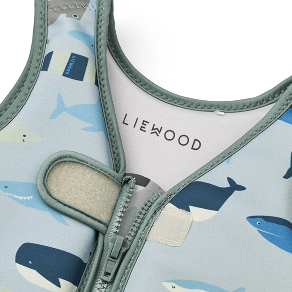 Giubbotto da nuoto LIEWOOD Dove Shark / Dove blue
