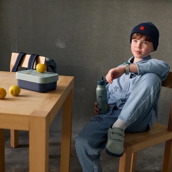 LIEWOOD lunchbox per bambini Kamil Play / Dusty Peppermint