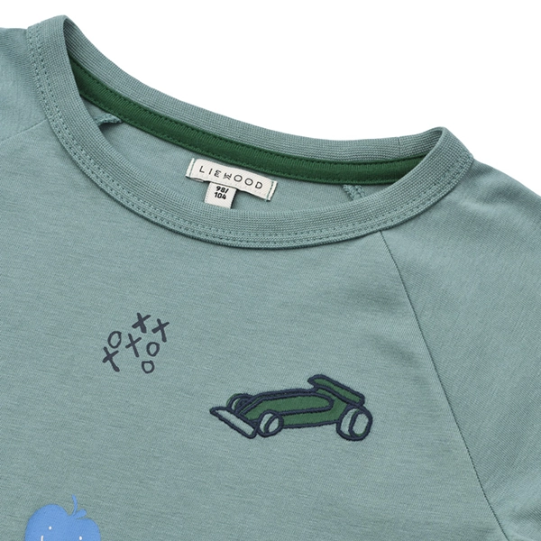 LIEWOOD BRODIE t-shirt Play / Dusty Peppermint LIEWOOD BRODIE t-shirt Play / Dusty Peppermint