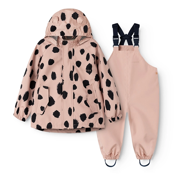 LIEWOOD set antipioggia Manu Mega leo spot / Pale tuscany