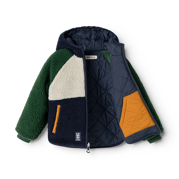 LIEWOOD JACKSON giacca reversibile Garden green multi mix