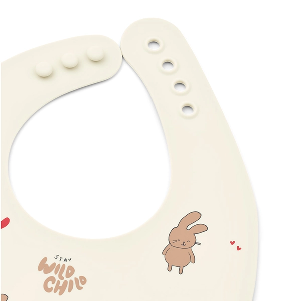 Bavaglini in silicone LIEWOOD Ember Wild child / Rosey 2 pezzi