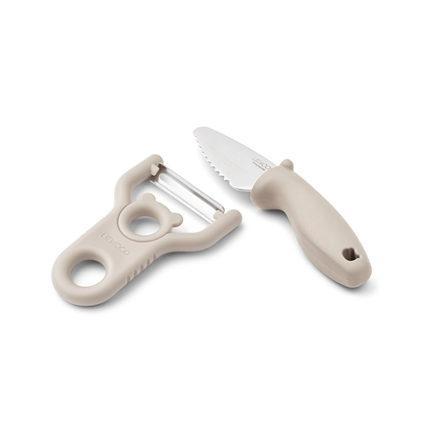 LIEWOOD PERTENSE set pelapatate e coltello per bambini Sandy