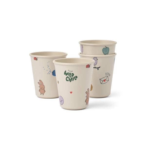 LIEWOOD LANA bicchieri per bambini set 4 pz Tamtam / Sandy