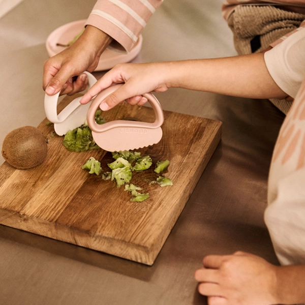 LIEWOOD taglia-alimenti sicuri per bambini RIVEN 2 pezzi Peppermint / Garden green
