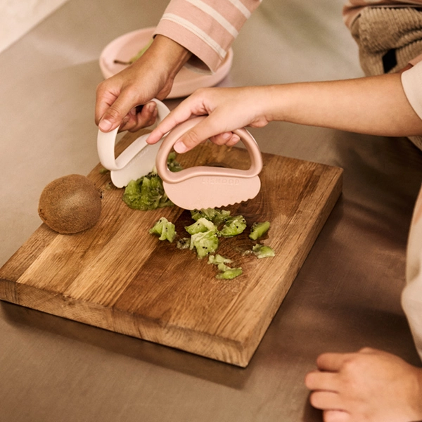 LIEWOOD taglia-alimenti sicuri per bambini RIVEN 2 pezzi Pale tuscany / Sandy