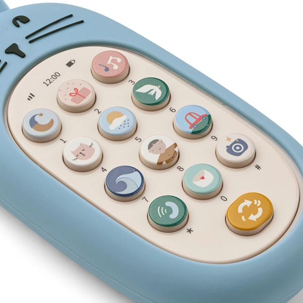LIEWOOD FIDI Telefono giocattolo con suoni Beach blue