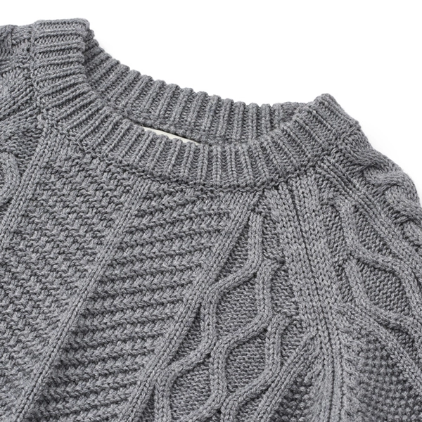LIEWOOD ARI Maglione in cotone per bambini Grey melange LIEWOOD ARI Maglione in cotone per bambini Grey melange