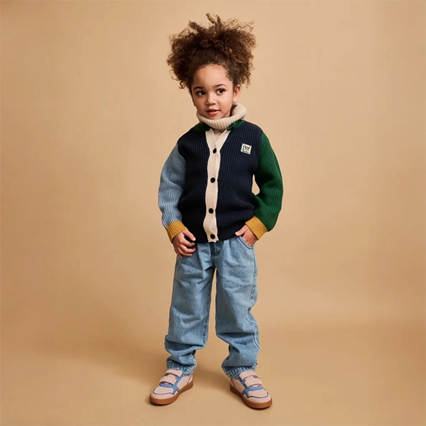 LIEWOOD THEA cardigan in cotone Classic navy multi mix